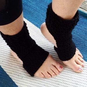 New Hand Crocheted Yoga or Pedicure Socks
